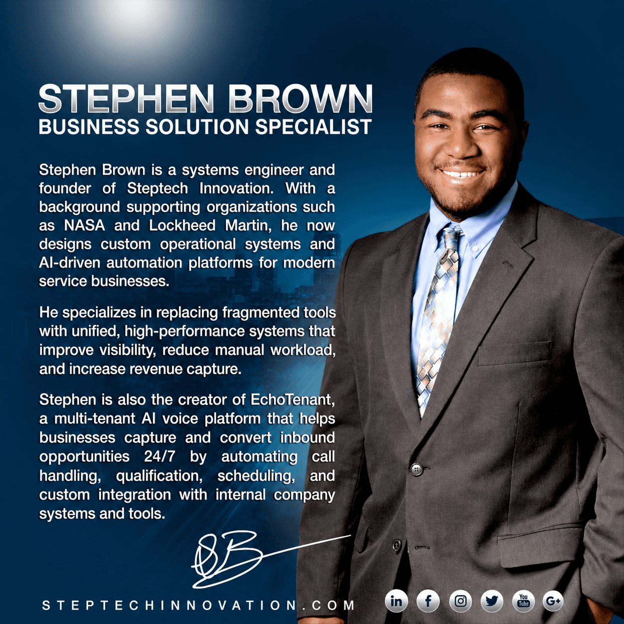 Stephen Brown, Founder and CEO of TutorBreak